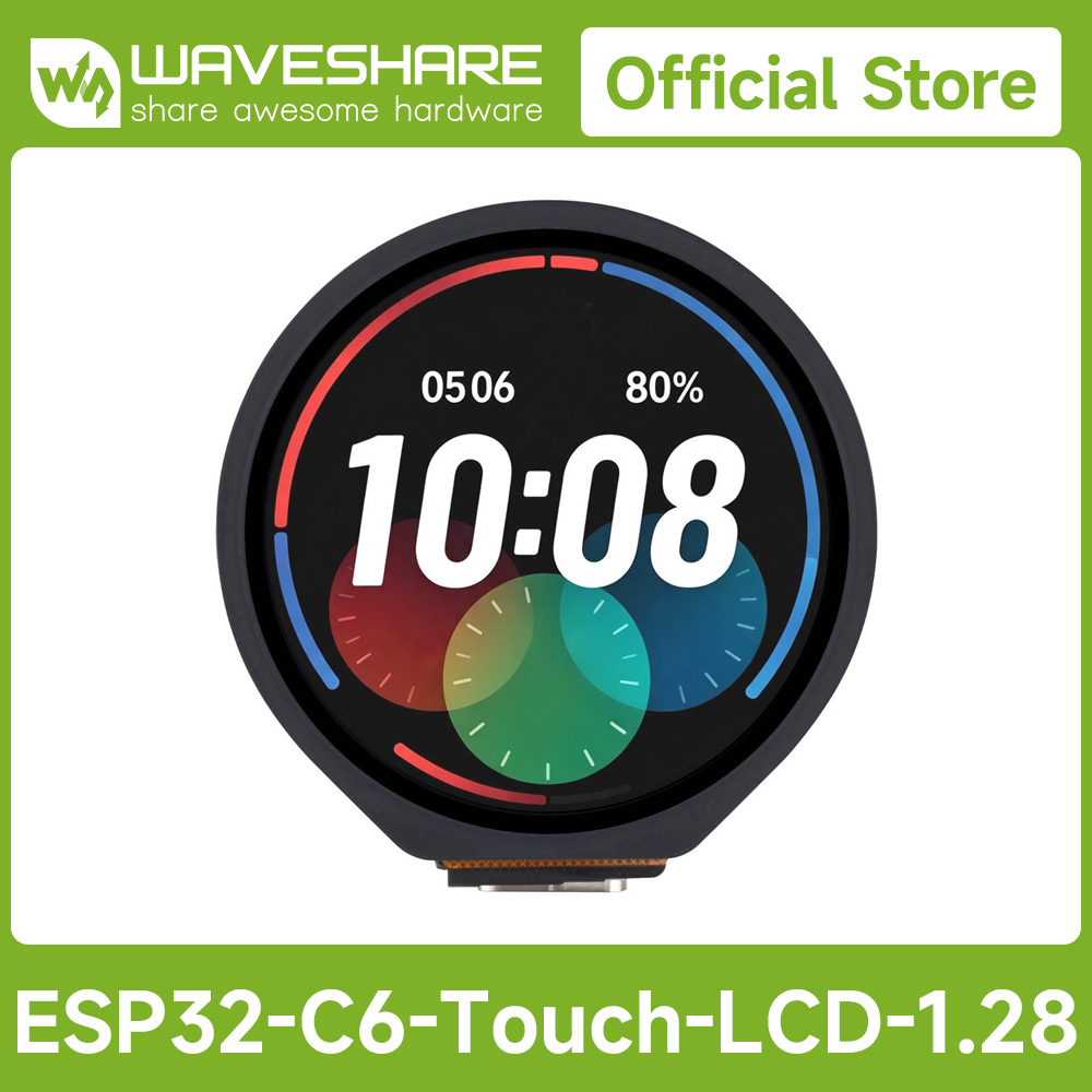 Waveshare Esp32 - Placa de Desarrollo ESP32-C6 con Pantalla