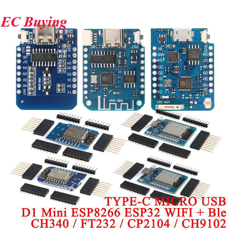 10Pcs/1pc WeMos LOLIN D1 Mini  - D1 Mini Pro reseña y precio