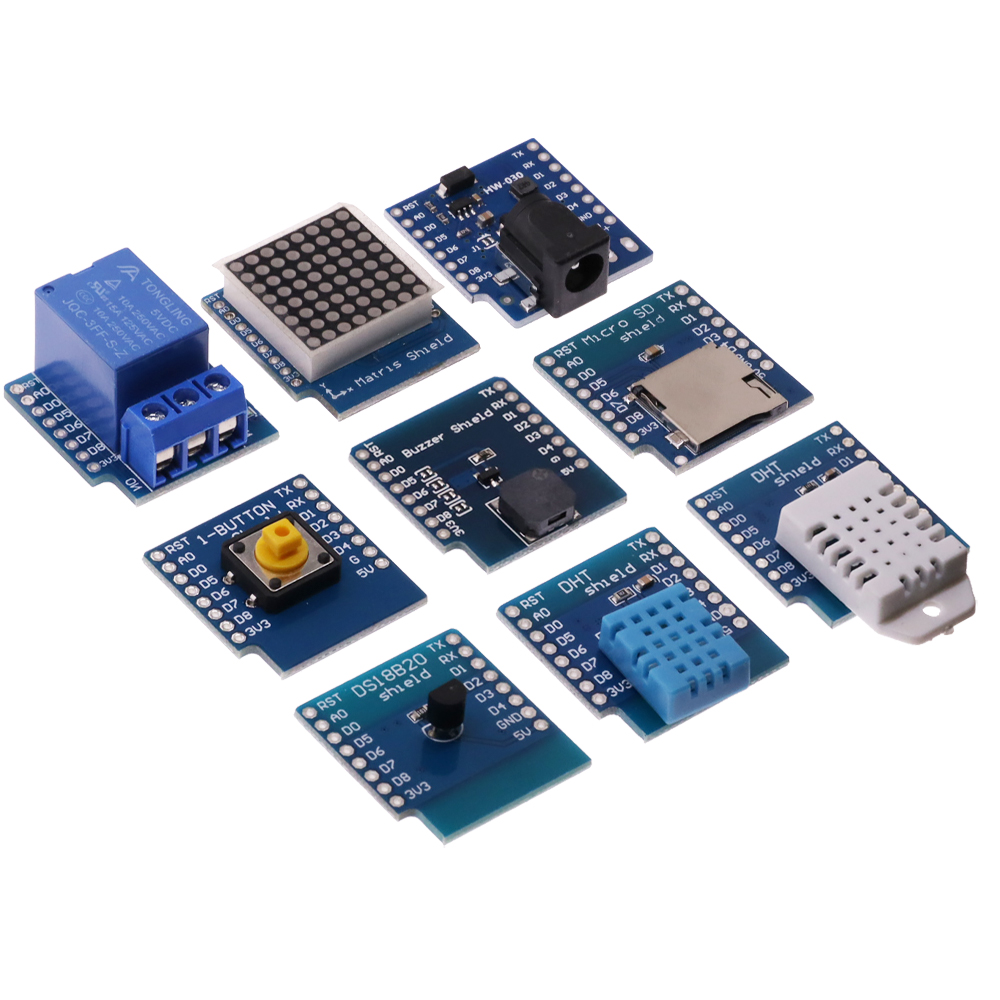Escudo de registrador de datos - D1 Mini Pro reseña y precio
