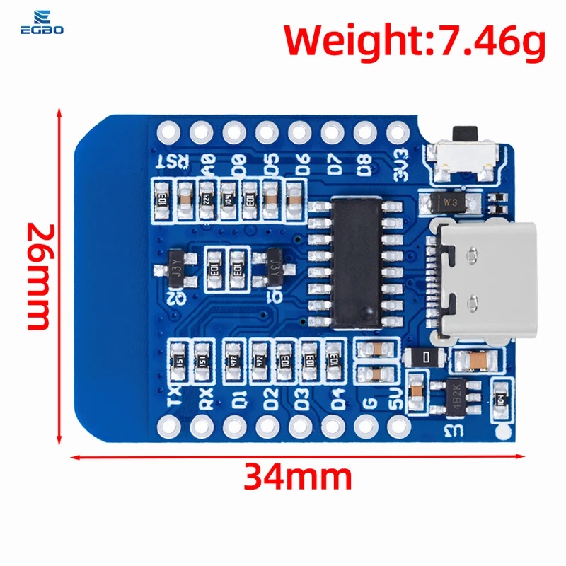 Placa de desarrollo WiFi WeMos - Wemos D1 reseña y precio