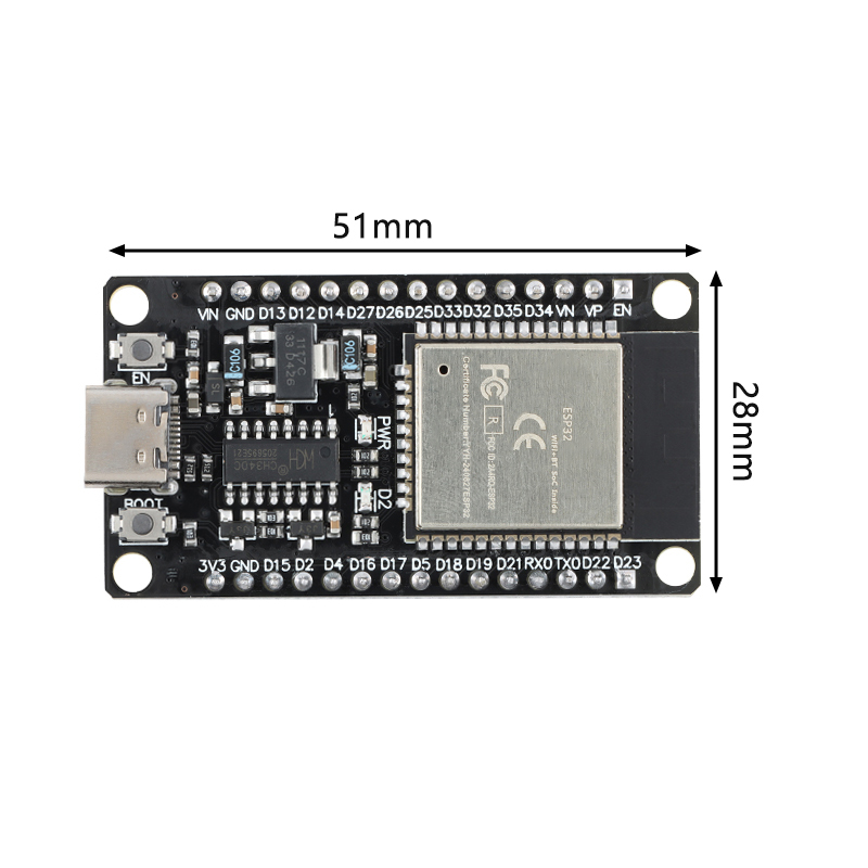 Placa de desarrollo ESP32 TYPE - Devkitc reseña y precio