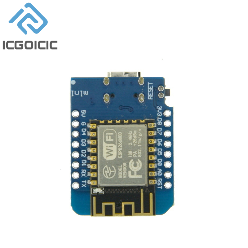 D1 Mini-Mini NodeMcu 4M Bytes  - Wemos D1 reseña y precio